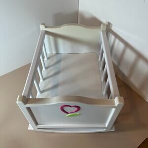 Corolle Baby Doll Cradle W9017 White Plastic Mon Premier Bebe